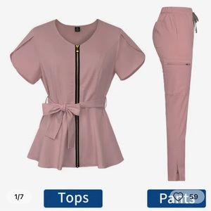 Fashionable scrub set -women XL